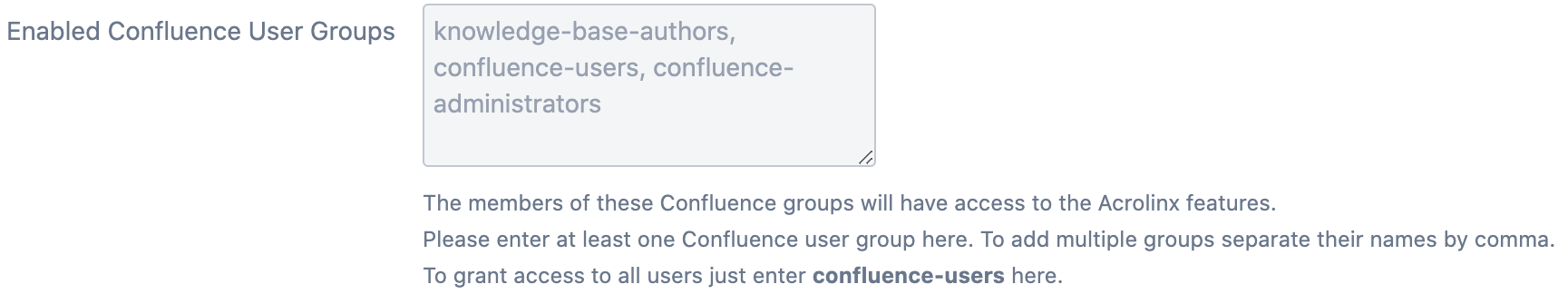 Confluence user group