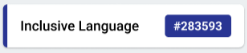 Inclusive Language color code